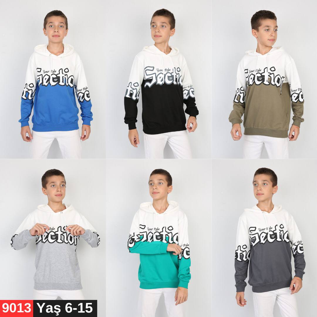 Erkek Çocuk Kapüşonlu Sweatshirt